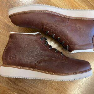 TIMBERLAND MENS REDWOOD EDGE MID LACE CHUKKA BOOT DARK BROWNFULL GRAIN A6CW2-W01